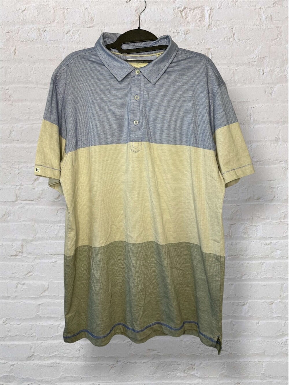 LinkSoul Men's Luxury Polo Cotton Golf Lifestyle Tee Tech L